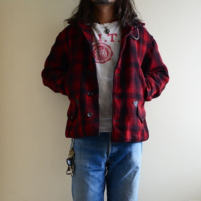 画像1: 1940s SPORTCLAD ウールハンティングジャケット 実寸38-40