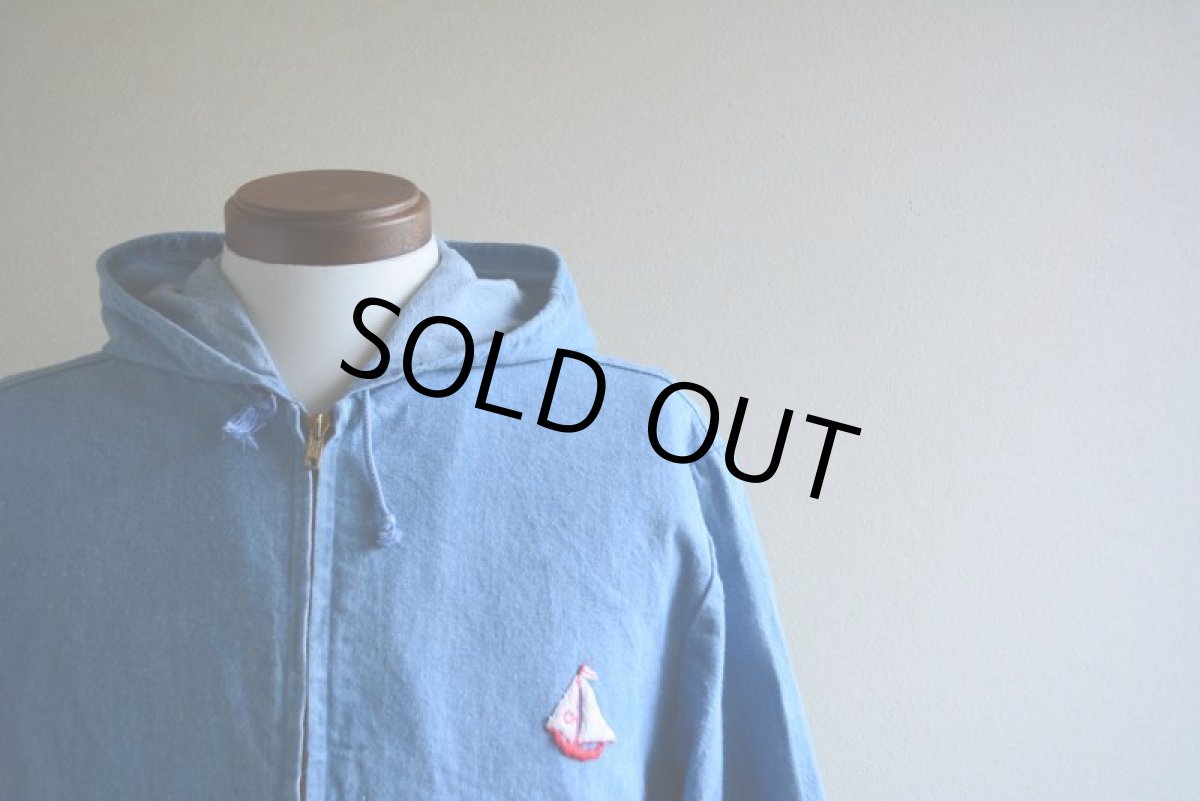 画像6: 1970s Wrangler WRAPID TRANSIT デニムパーカー　 表記L  (6)