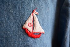 画像8: 1970s Wrangler WRAPID TRANSIT デニムパーカー　 表記L  (8)