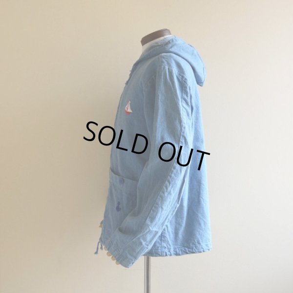 画像4: 1970s Wrangler WRAPID TRANSIT デニムパーカー  表記L