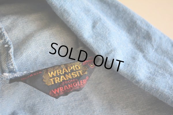 画像5: 1970s Wrangler WRAPID TRANSIT デニムパーカー  表記L