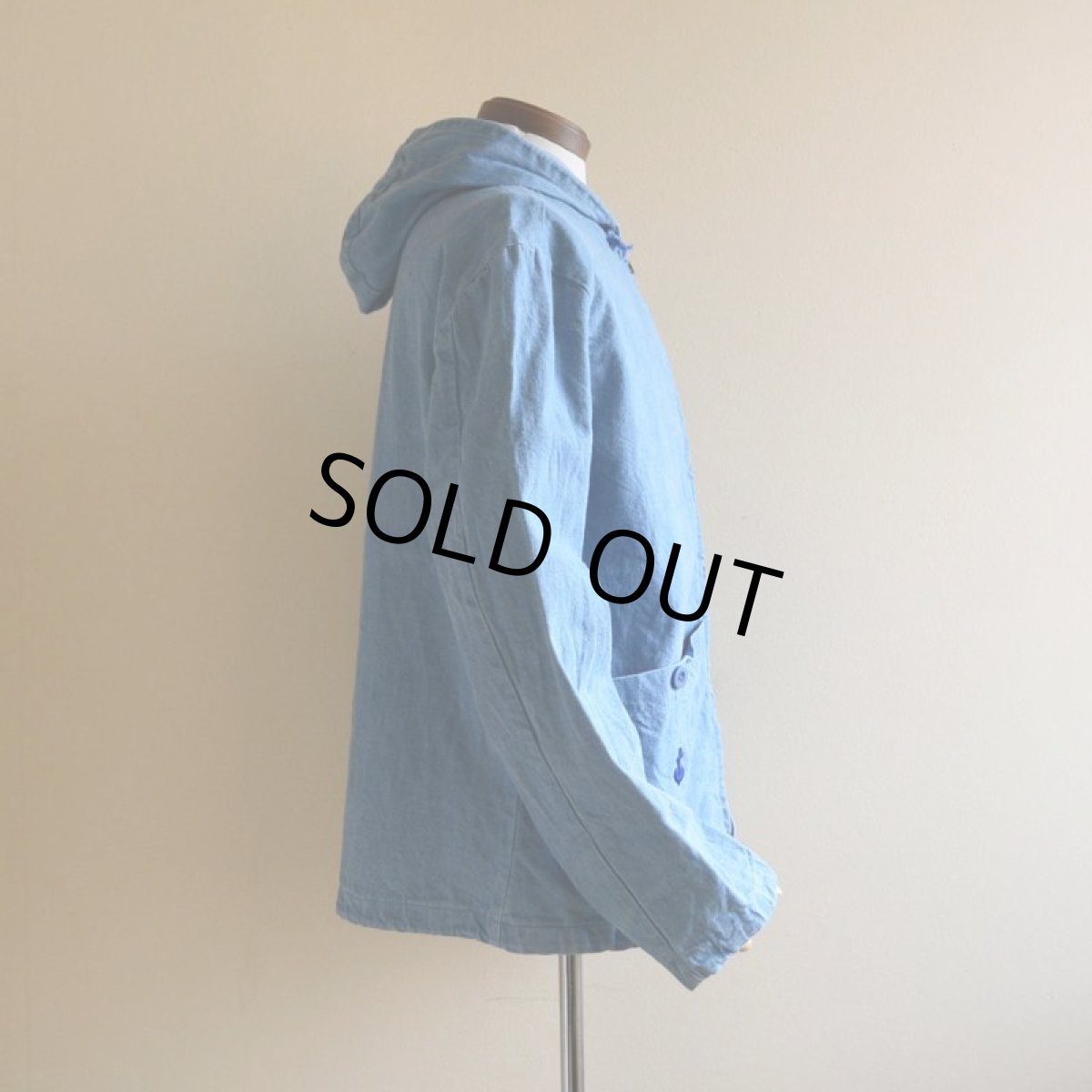 画像2: 1970s Wrangler WRAPID TRANSIT デニムパーカー　 表記L  (2)