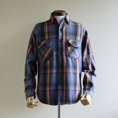 画像1: 1980s Field＆Stream ヘビーネルシャツ　 表記M  (1)