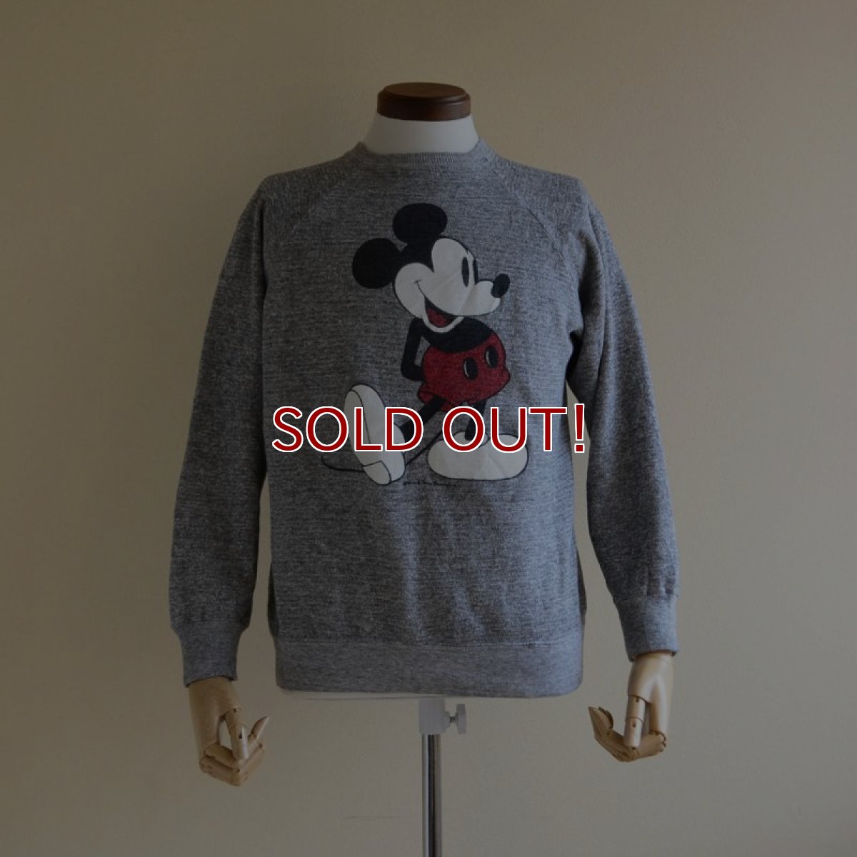画像1: 1980s Mickey Mouse スウェット　 実寸M  (1)
