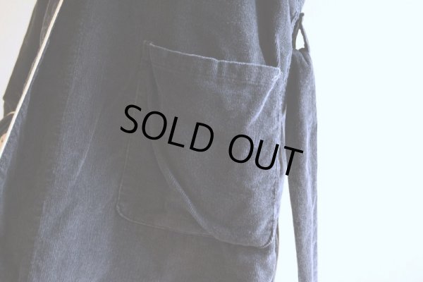 画像12: 1960s〜 Sears ブラックコーデュロイガウン  表記M