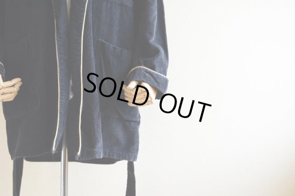 画像11: 1960s〜 Sears ブラックコーデュロイガウン  表記M