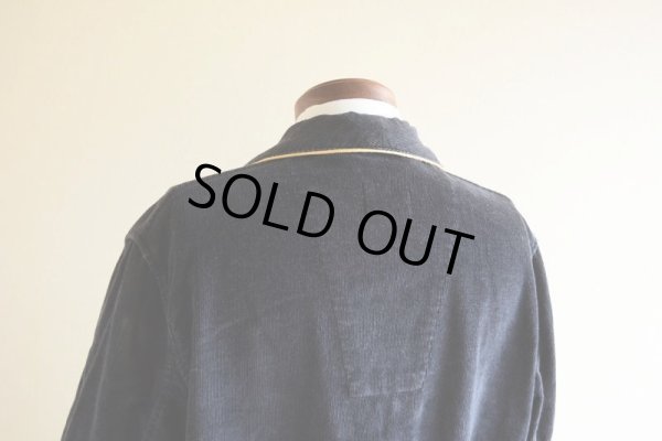 画像14: 1960s〜 Sears ブラックコーデュロイガウン  表記M