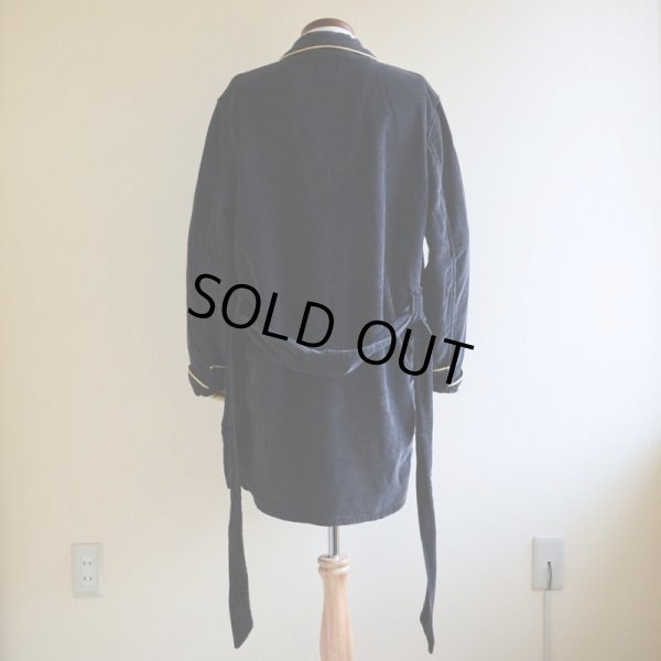 画像3: 1960s〜 Sears ブラックコーデュロイガウン  表記M