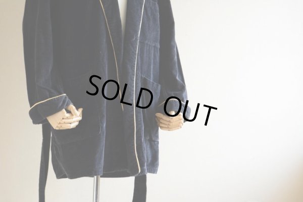 画像10: 1960s〜 Sears ブラックコーデュロイガウン  表記M