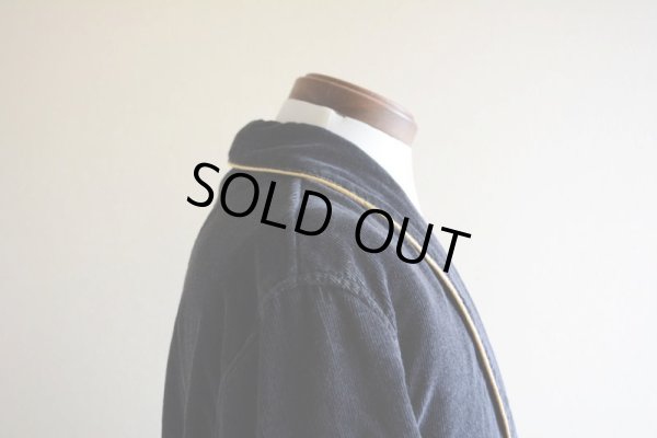 画像8: 1960s〜 Sears ブラックコーデュロイガウン  表記M