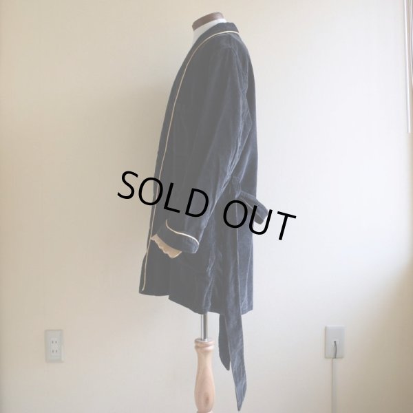 画像4: 1960s〜 Sears ブラックコーデュロイガウン  表記M