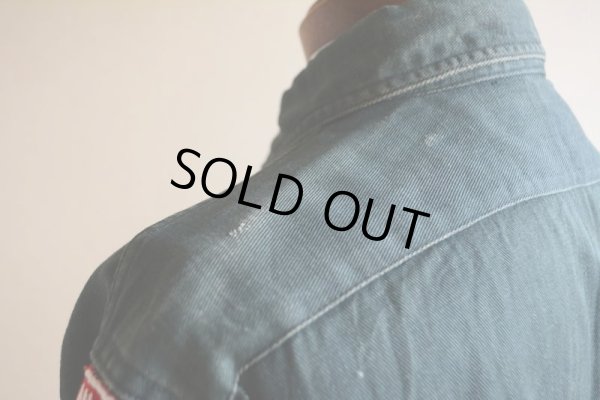 画像14: 1950s BOY SCOUTS EXPLORERSマチ付きシャツ  実寸ML