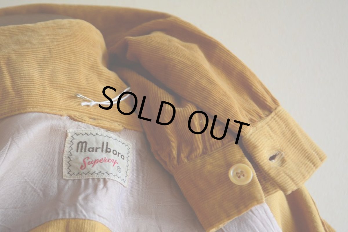 画像18: 1940s Marlboro コーデュロイシャツ　 表記S  (18)