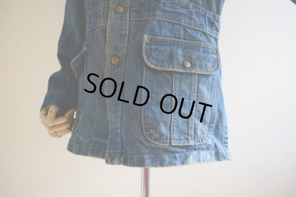 画像12: 1970s Lee デニムブッシュジャケット　 表記M 