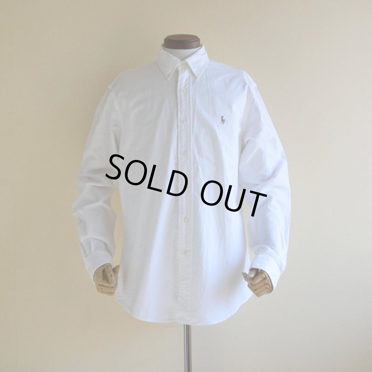 画像1: RalphLauren オックスフォードBDシャツ　 表記L  (1)