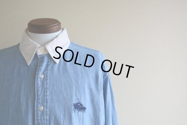 画像6: RalphLauren シャンブレークレリックシャツ  表記XL