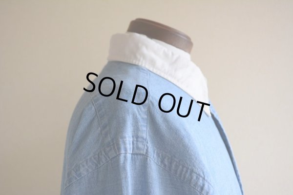 画像9: RalphLauren シャンブレークレリックシャツ  表記XL