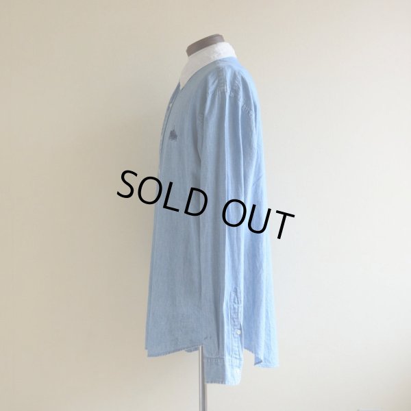 画像4: RalphLauren シャンブレークレリックシャツ  表記XL