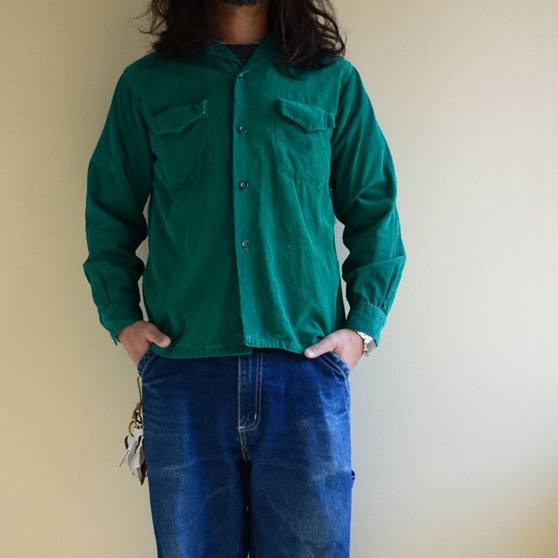 画像1: 1950s Mohawk Sportswear コーデュロイシャツ 表記M