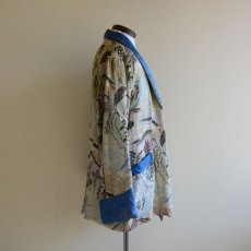 画像2: 1950s 西陣織スーベニアガウン　 表記L  (2)