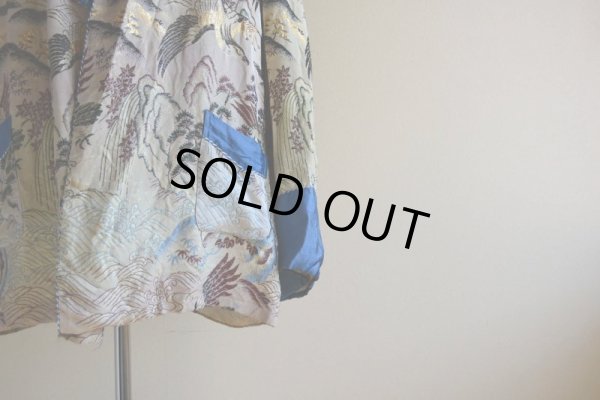 画像10: 1950s 西陣織スーベニアガウン　 表記L 