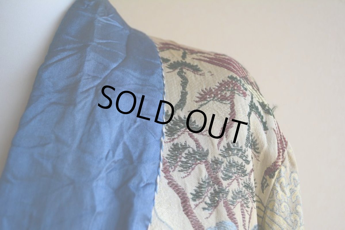 画像6: 1950s 西陣織スーベニアガウン　 表記L  (6)