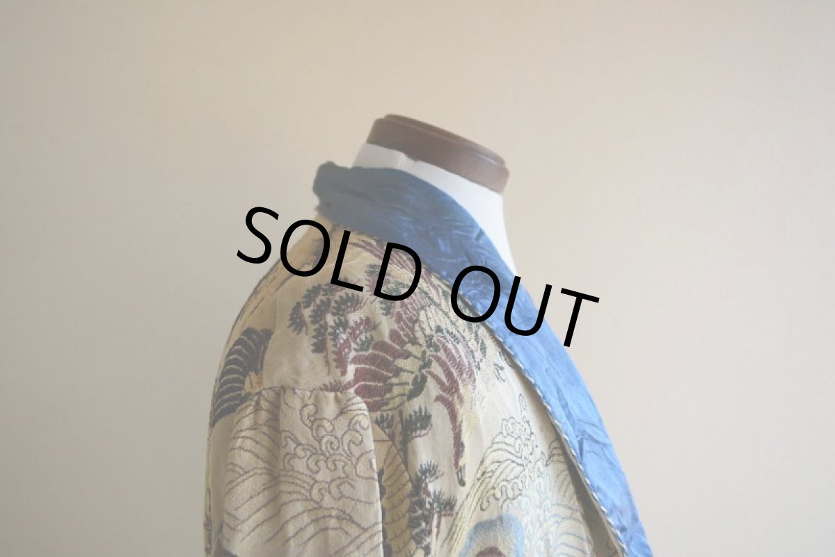 画像8: 1950s 西陣織スーベニアガウン　 表記L  (8)