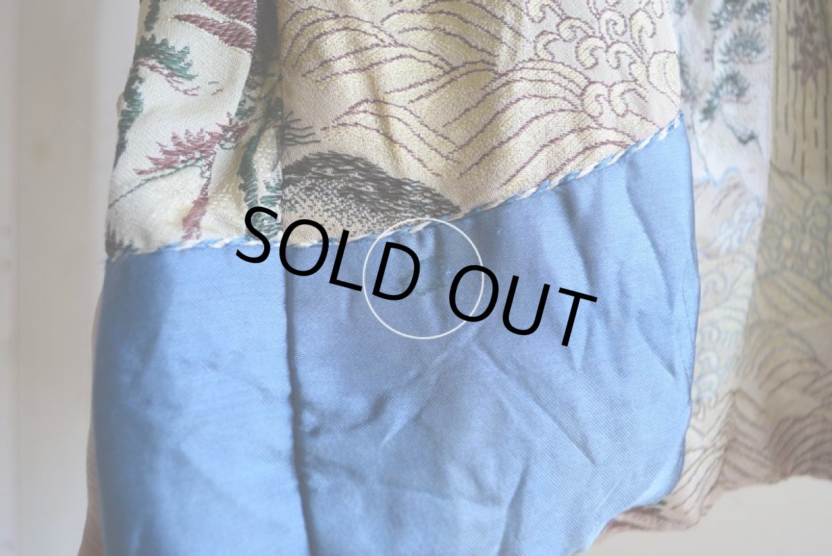 画像14: 1950s 西陣織スーベニアガウン　 表記L  (14)