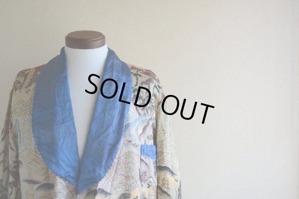 画像5: 1950s 西陣織スーベニアガウン　 表記L 