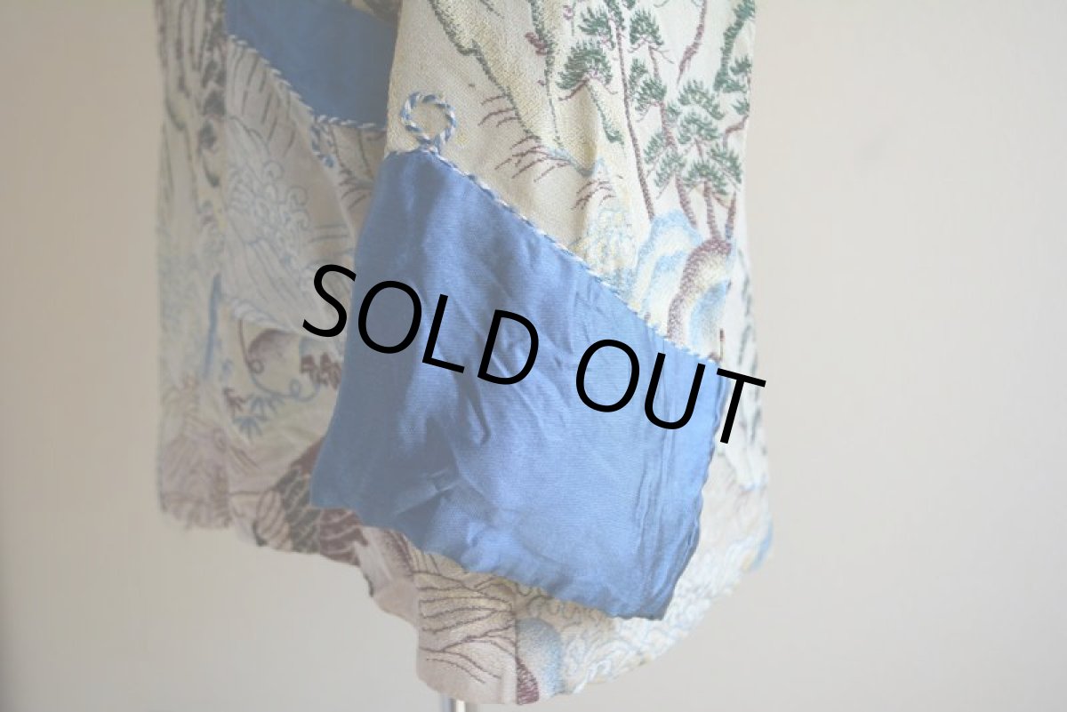 画像12: 1950s 西陣織スーベニアガウン　 表記L  (12)