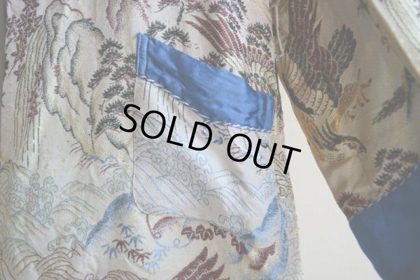 画像11: 1950s 西陣織スーベニアガウン　 表記L 