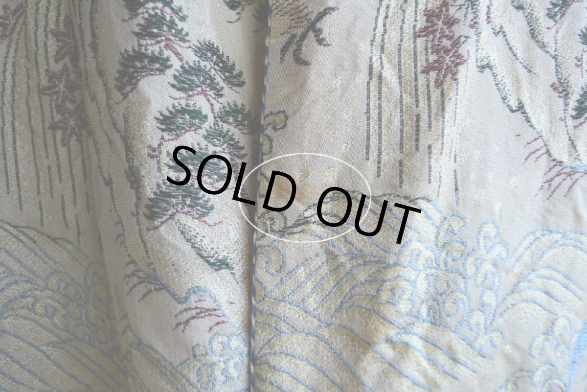 画像13: 1950s 西陣織スーベニアガウン　 表記L  (13)