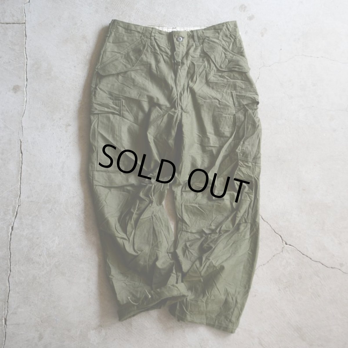 画像2: DEAD STOCK　 1970s M-65フィールドパンツ　 表記MEDIUM-REGULAR  (2)