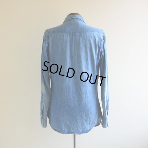 画像3: 1970s MAVERICK デニムウエスタンシャツ　 実寸S 