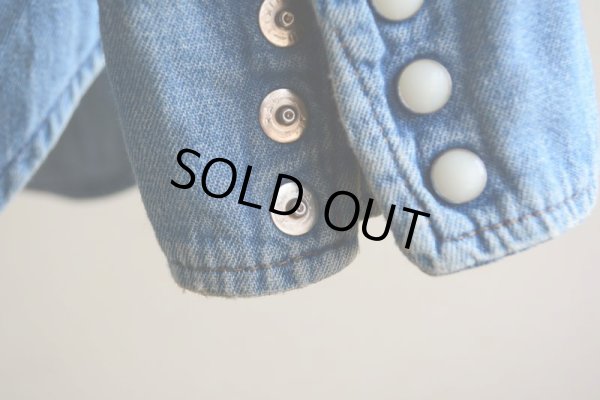 画像14: 1970s MAVERICK デニムウエスタンシャツ　 実寸S 