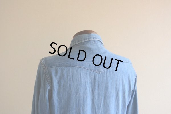 画像15: 1970s MAVERICK デニムウエスタンシャツ　 実寸S 