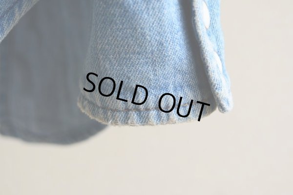 画像13: 1970s MAVERICK デニムウエスタンシャツ　 実寸S 