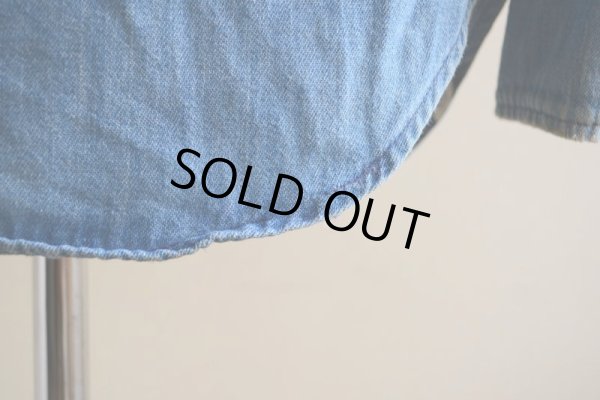 画像12: 1970s MAVERICK デニムウエスタンシャツ　 実寸S 