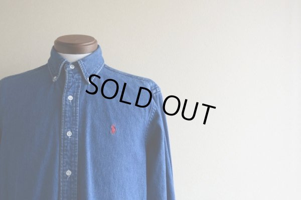 画像6: 1990s POLO COUNTRY デニムシャツ  MADE IN USA  表記S