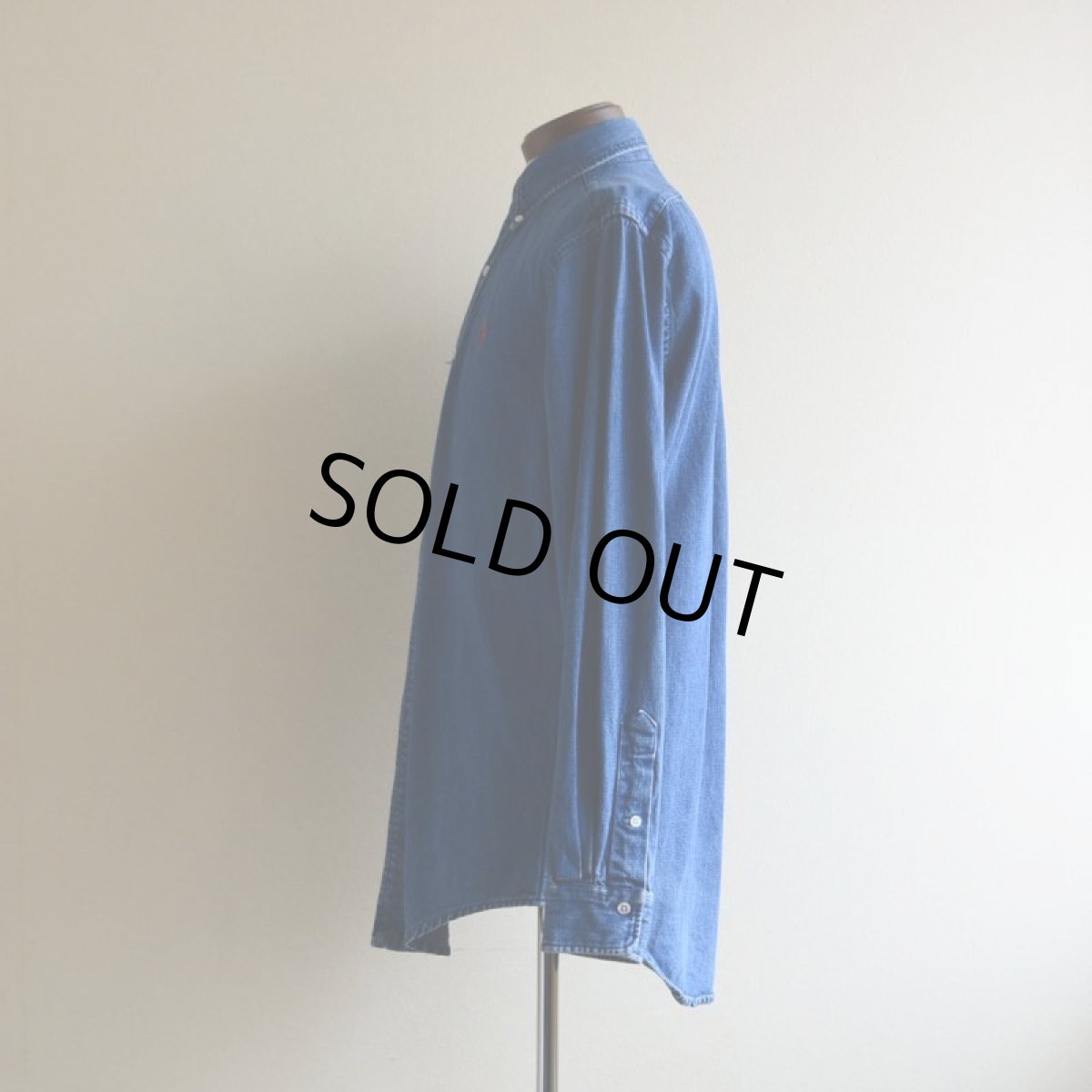 画像4: 1990s POLO COUNTRY デニムシャツ　 MADE IN USA　 表記S  (4)