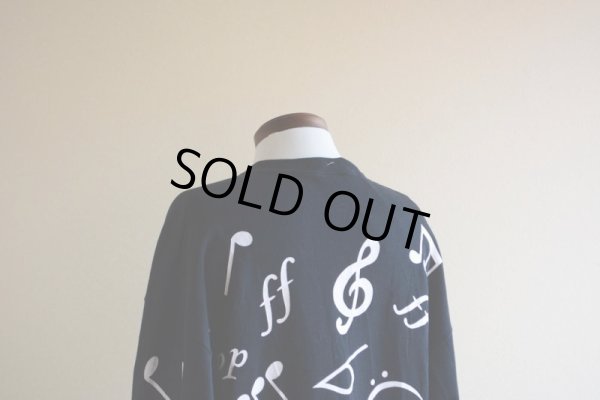 画像8: 1990s 音符柄スウェット  表記XL