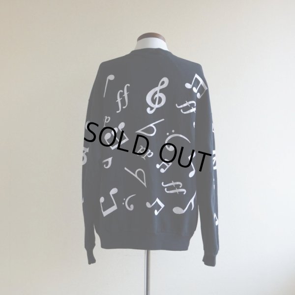 画像3: 1990s 音符柄スウェット  表記XL
