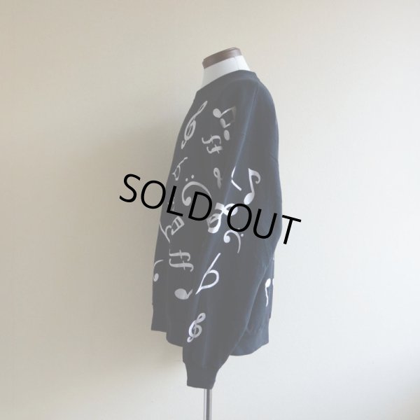 画像4: 1990s 音符柄スウェット  表記XL