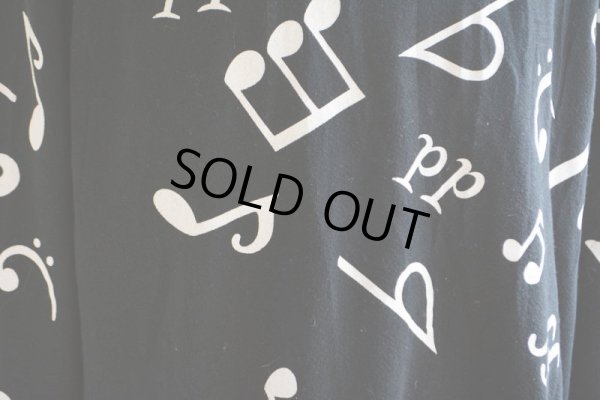 画像10: 1990s 音符柄スウェット  表記XL