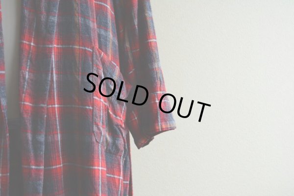 画像10: 1960s PENNEY'S TOWNCRAFT レーヨンガウン　 表記M 