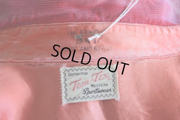 画像5: 1960s Tem-Tex コーデュロイウエスタンシャツ　 表記15 1/2 