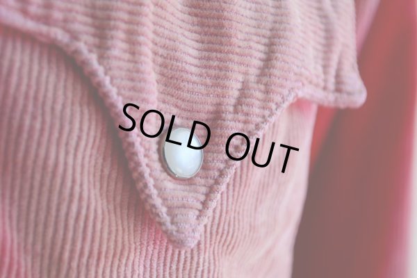 画像9: 1960s Tem-Tex コーデュロイウエスタンシャツ　 表記15 1/2 