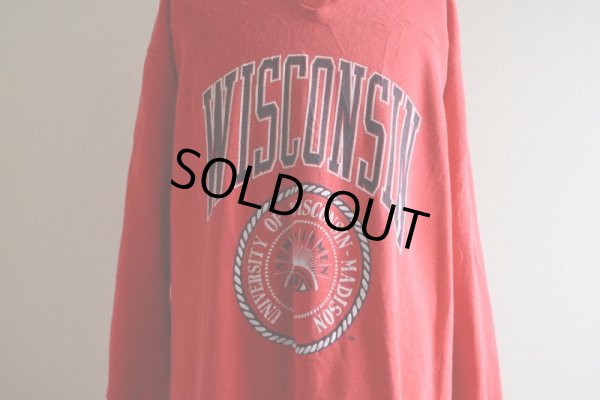 画像8: 1980s-90s WISCONSIN スウェットナイトシャツ  表記L/XL