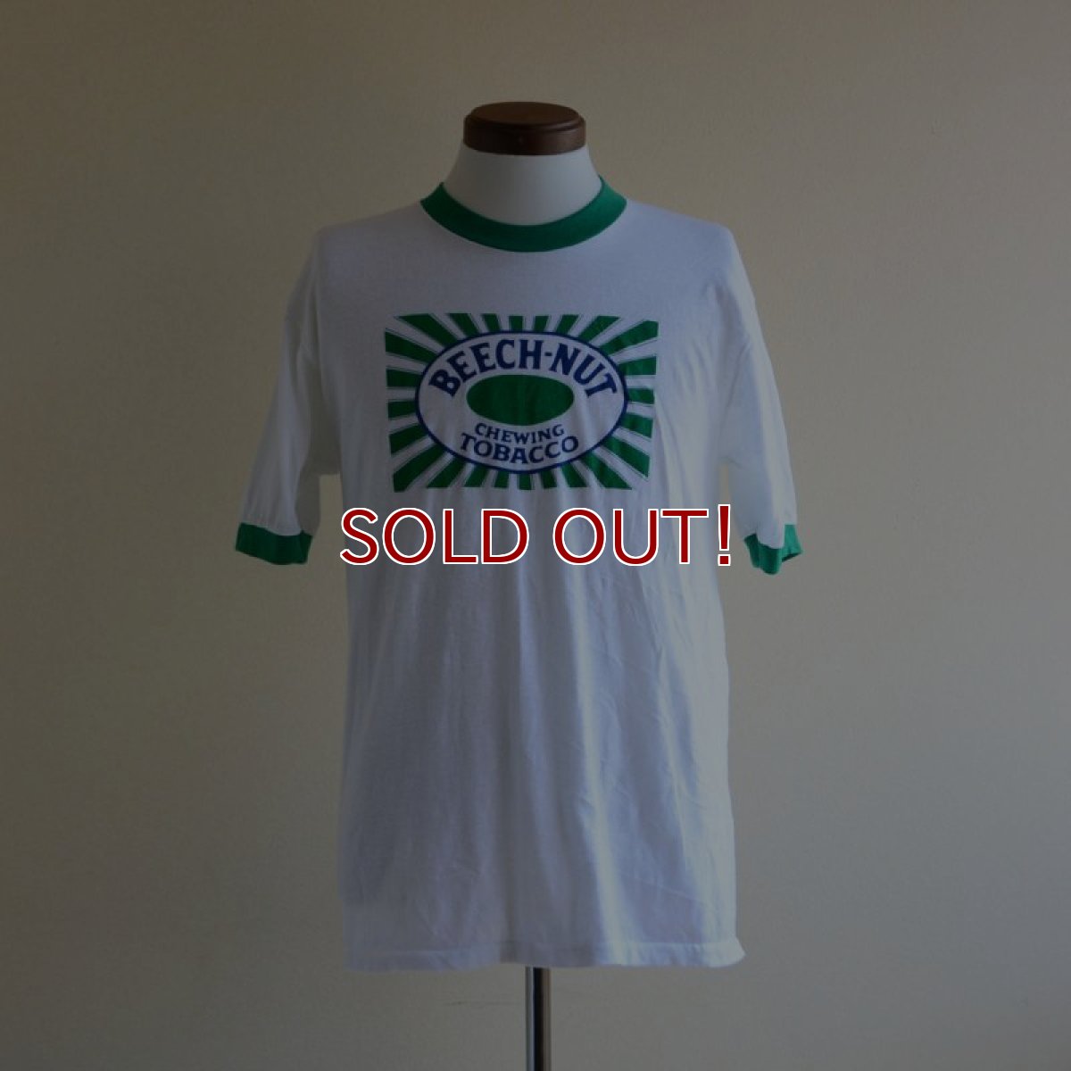 画像1: 1980s BEECH-NUT リンガーTシャツ　 表記L  (1)