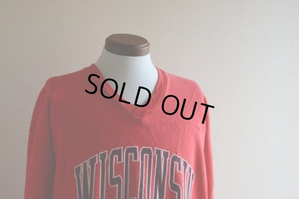 画像6: 1980s-90s WISCONSIN スウェットナイトシャツ  表記L/XL
